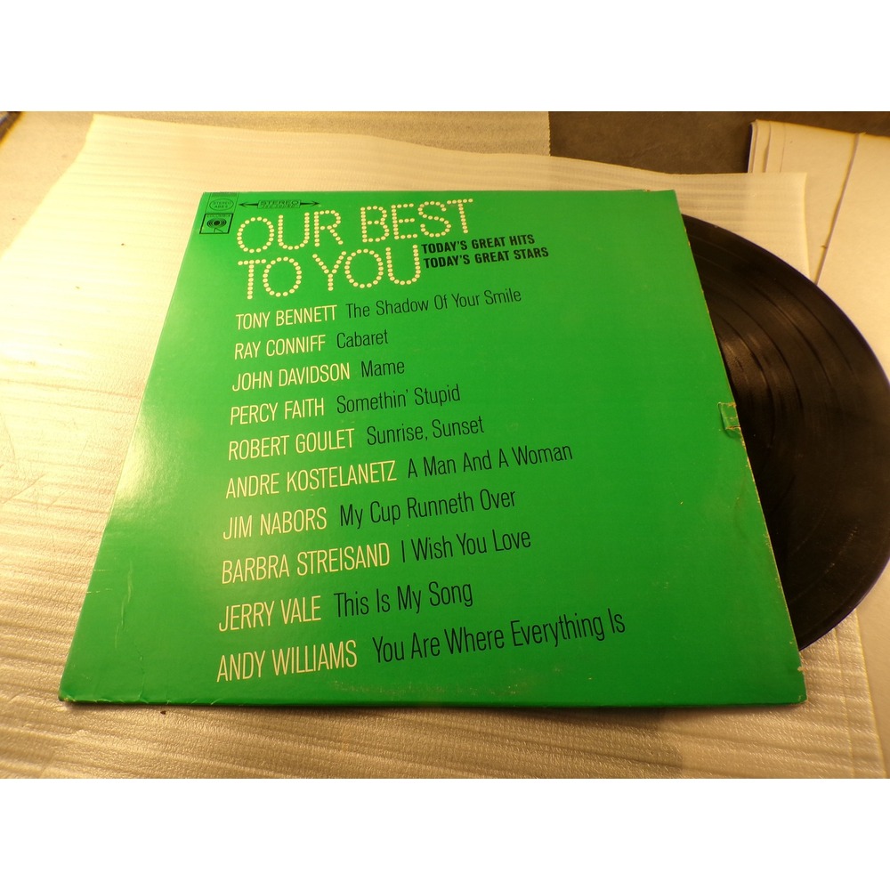 Columbia Special Products Our Best To You Vinyl LP Tony Bennett Barbra Streisand